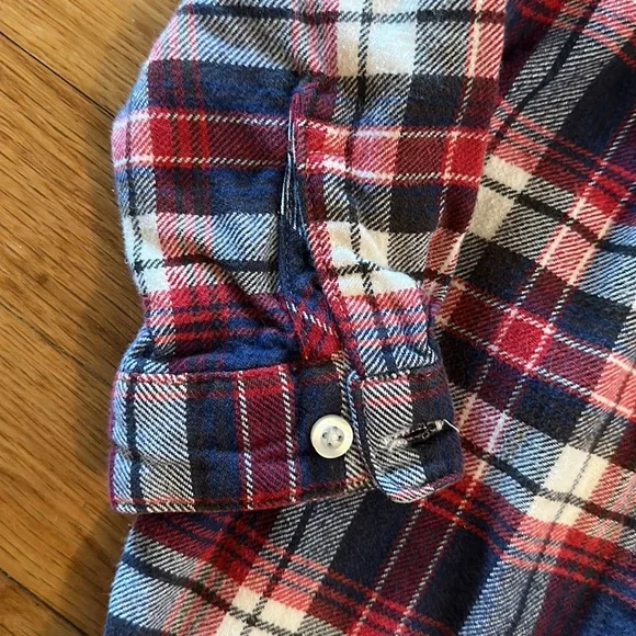 Toddler button down flannel top - Picture 3 of 3